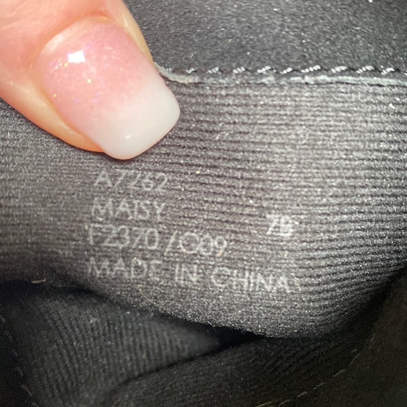 Coach black monogram jacquard Maisy rope tie lace up wedge winter boots Size 8 - Picture 16 of 16